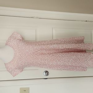 Pink blush maternity dress